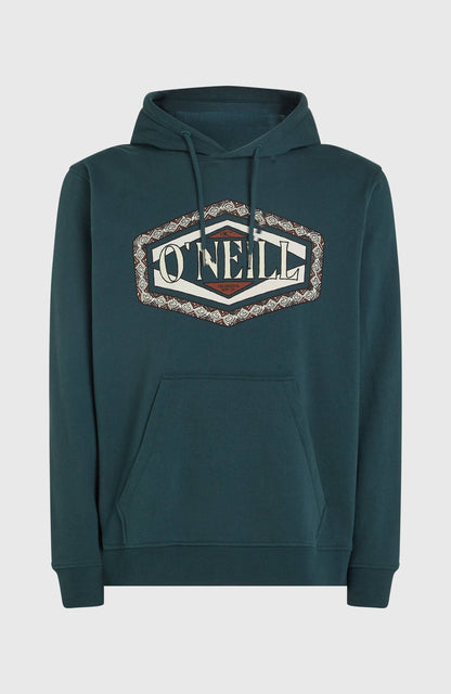 O'Neill Front Print Hoodie Men Alma Steel