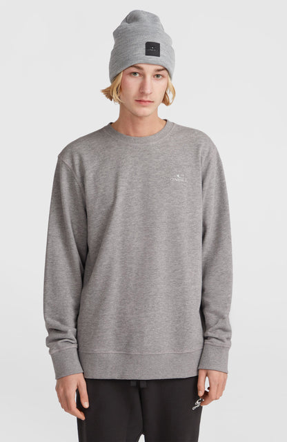 O'Neill Small Logo Crew Sweatshirt Men Silver Melee