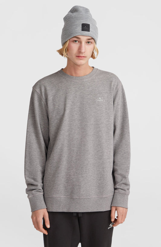 O'Neill Small Logo Crew Sweatshirt Men Silver Melee