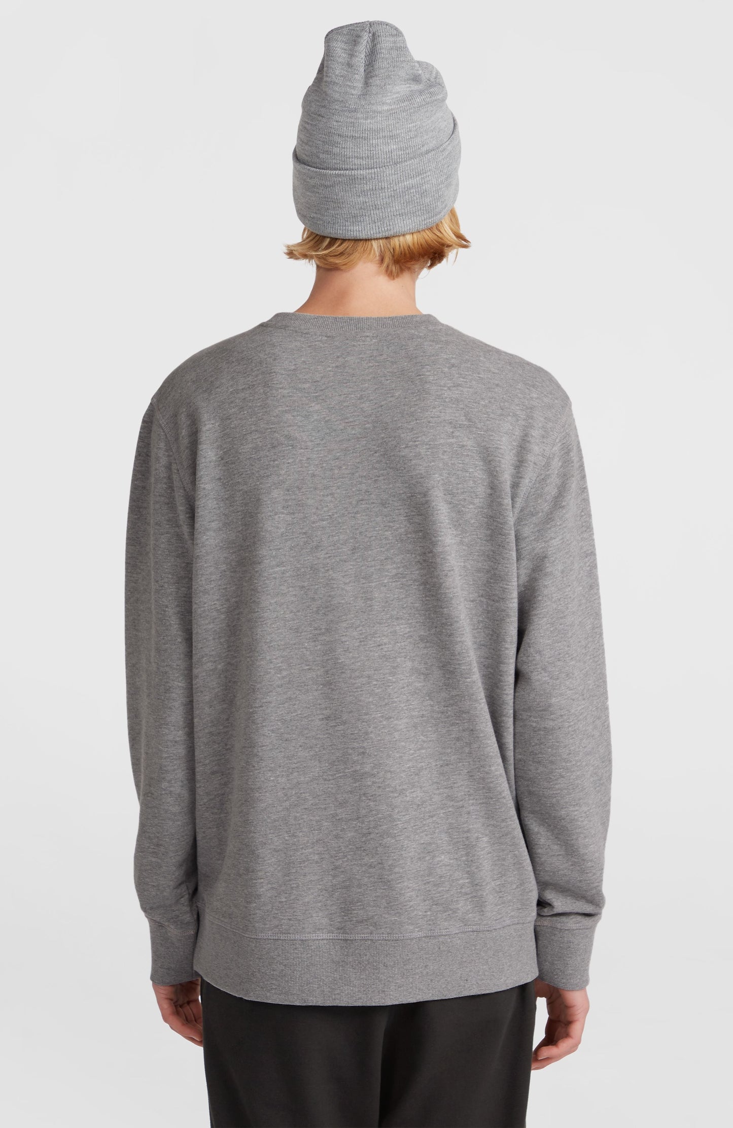 O'Neill Small Logo Crew Sweatshirt Men Silver Melee