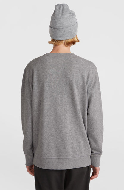 O'Neill Small Logo Crew Sweatshirt Men Silver Melee