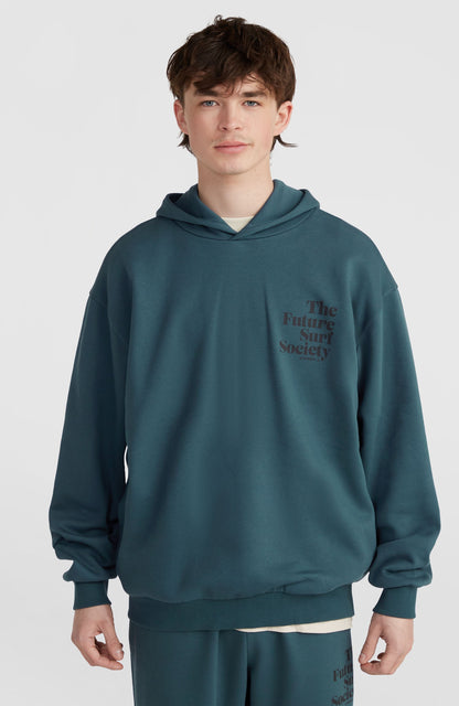 Future Surf Society Hoodie Men Alma Steel