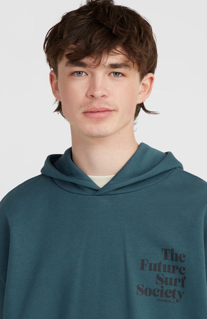 Future Surf Society Hoodie Men Alma Steel