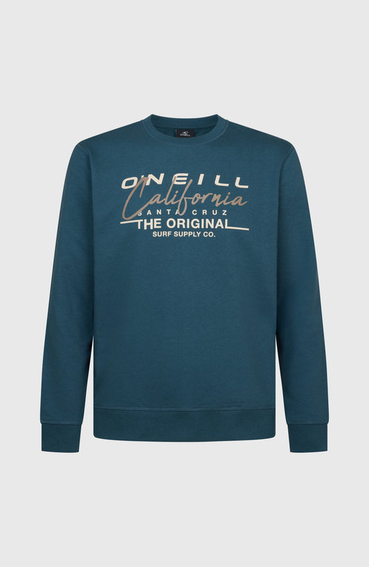 O'Neill California Graphic Crew Men Alma Steel