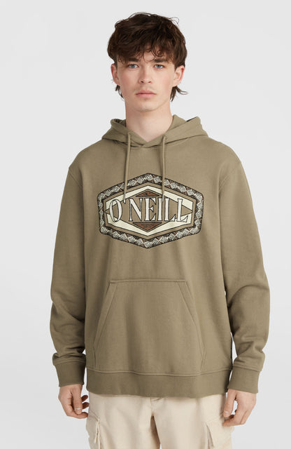 O'Neill Front Print Hoodie Men Concrete