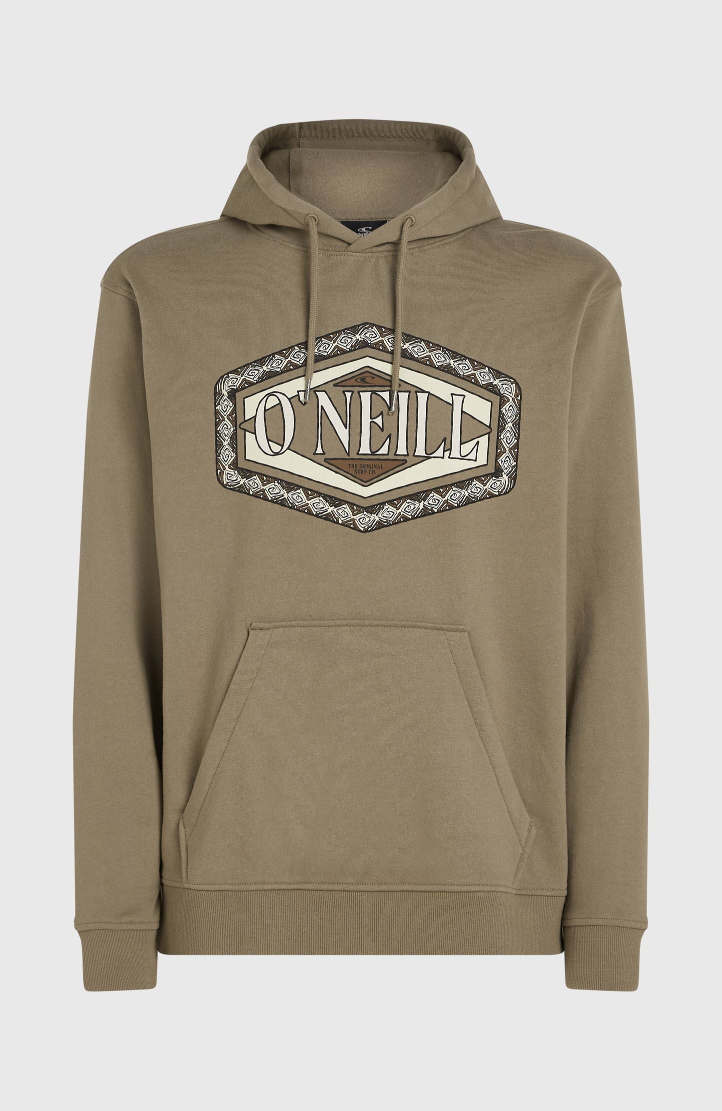 O'Neill Front Print Hoodie Men Concrete