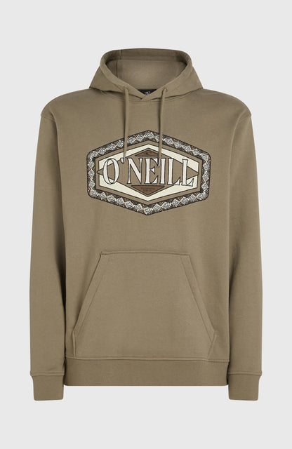 O'Neill Front Print Hoodie Men Concrete