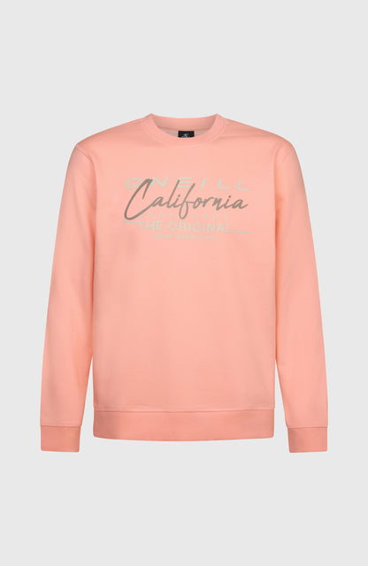 O'Neill California Graphic Crew Men Coral Pop