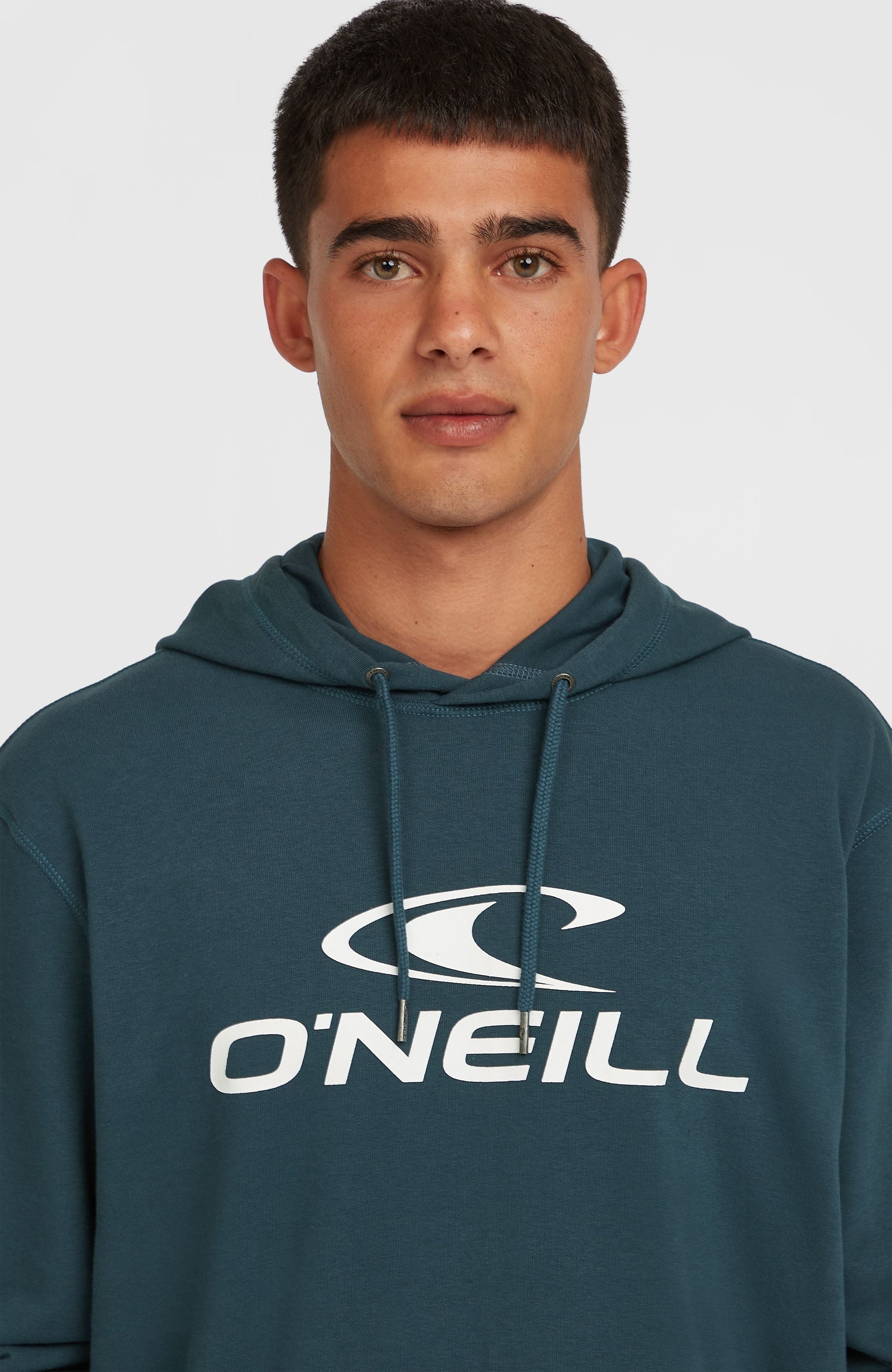 Logo Hoodie Men Alma Steel