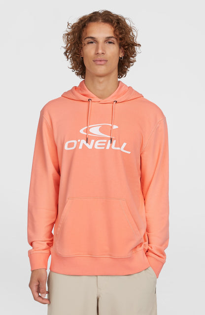 Logo Hoodie Men Coral Pop