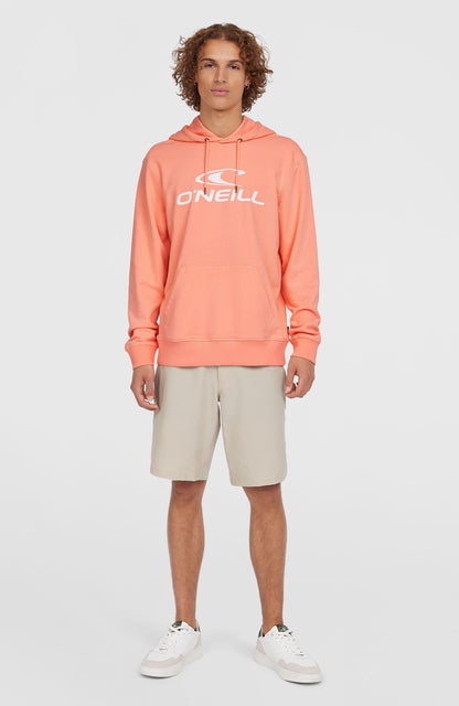 Logo Hoodie Men Coral Pop