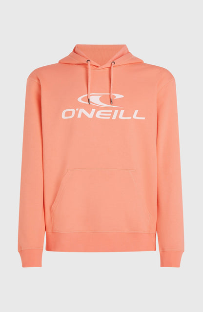 Logo Hoodie Men Coral Pop