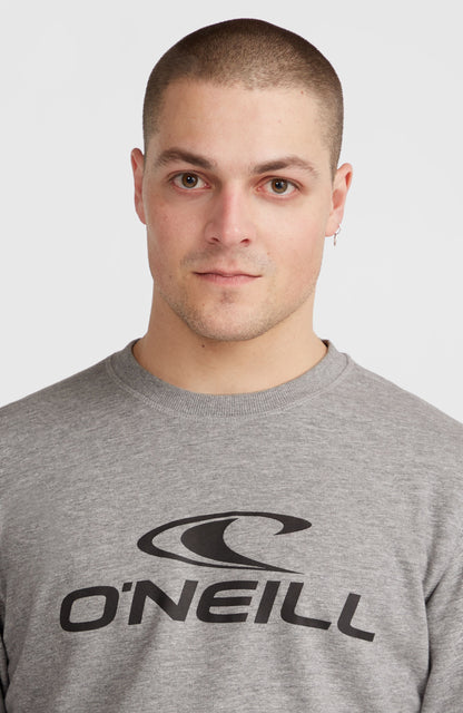 O'Neill Logo Crew Sweatshirt Men Silver Melee