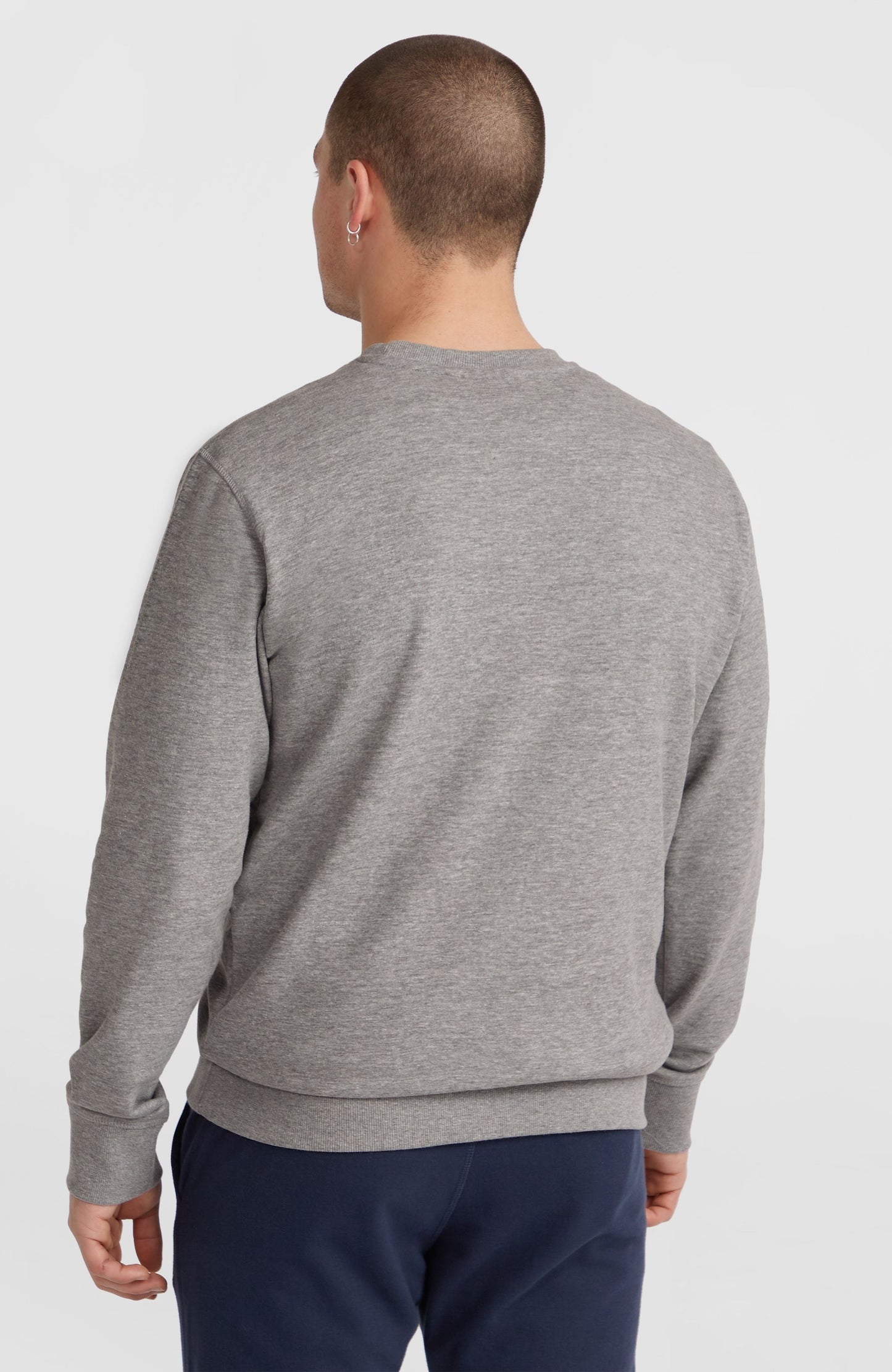 O'Neill Logo Crew Sweatshirt Men Silver Melee