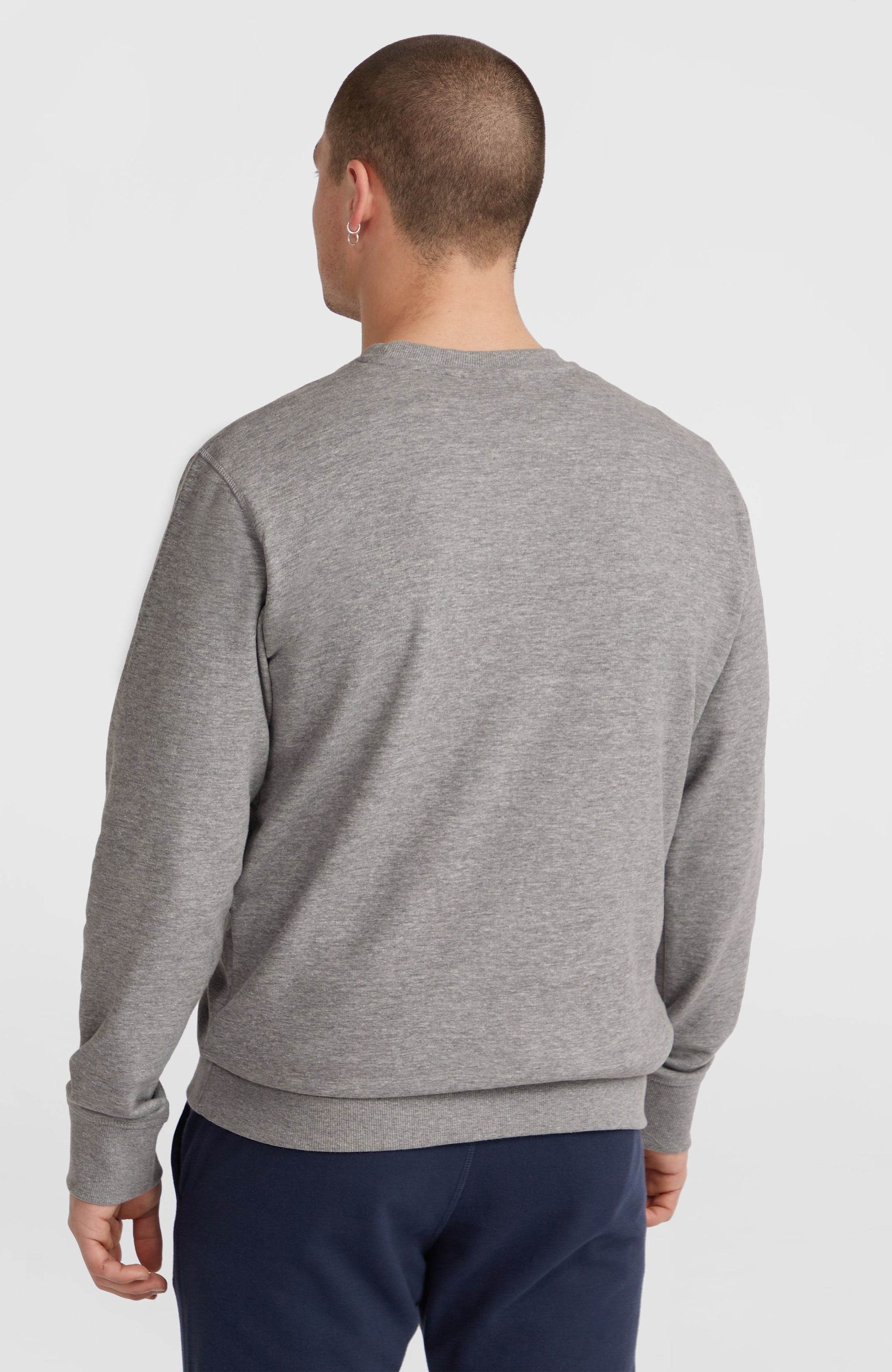 O'Neill Logo Crew Sweatshirt Men Silver Melee