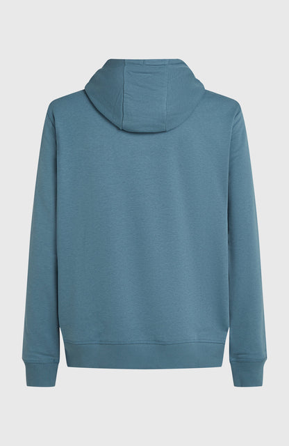 Small Logo Hoodie Men Mozart Blue