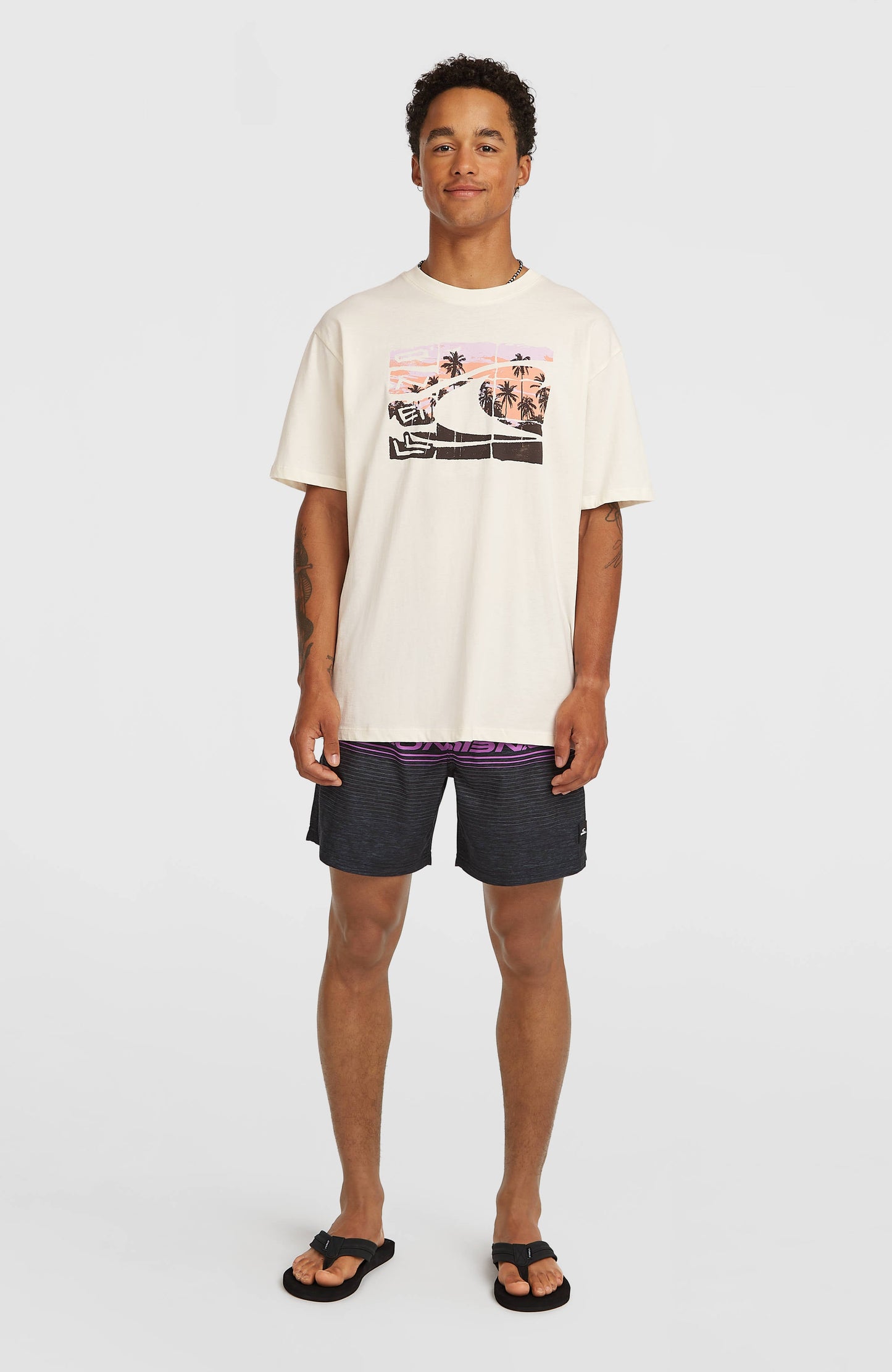 O’Neill Gradient T-Shirt Men Snow White