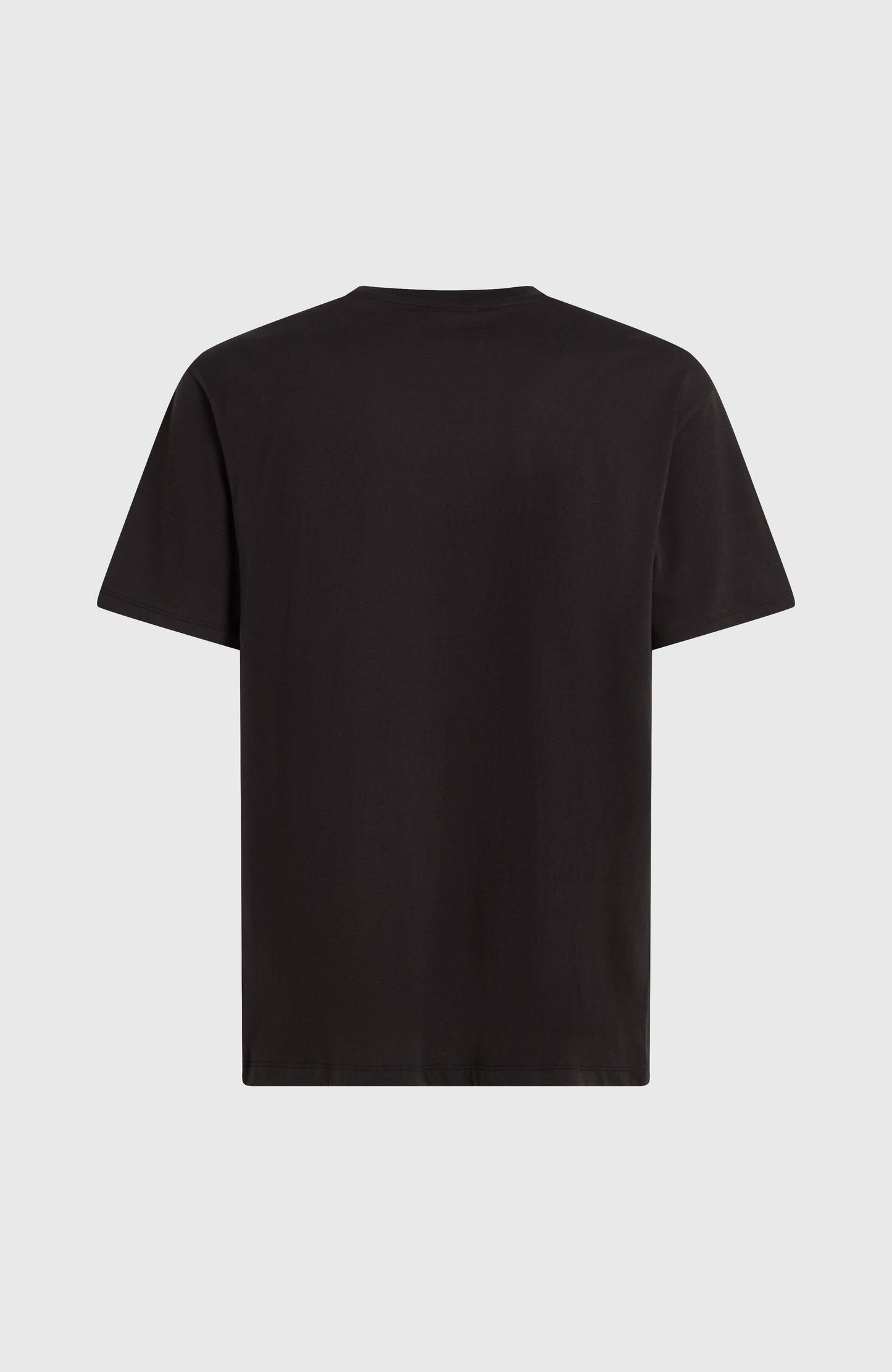 Photo Front Print T-Shirt Men Black Out