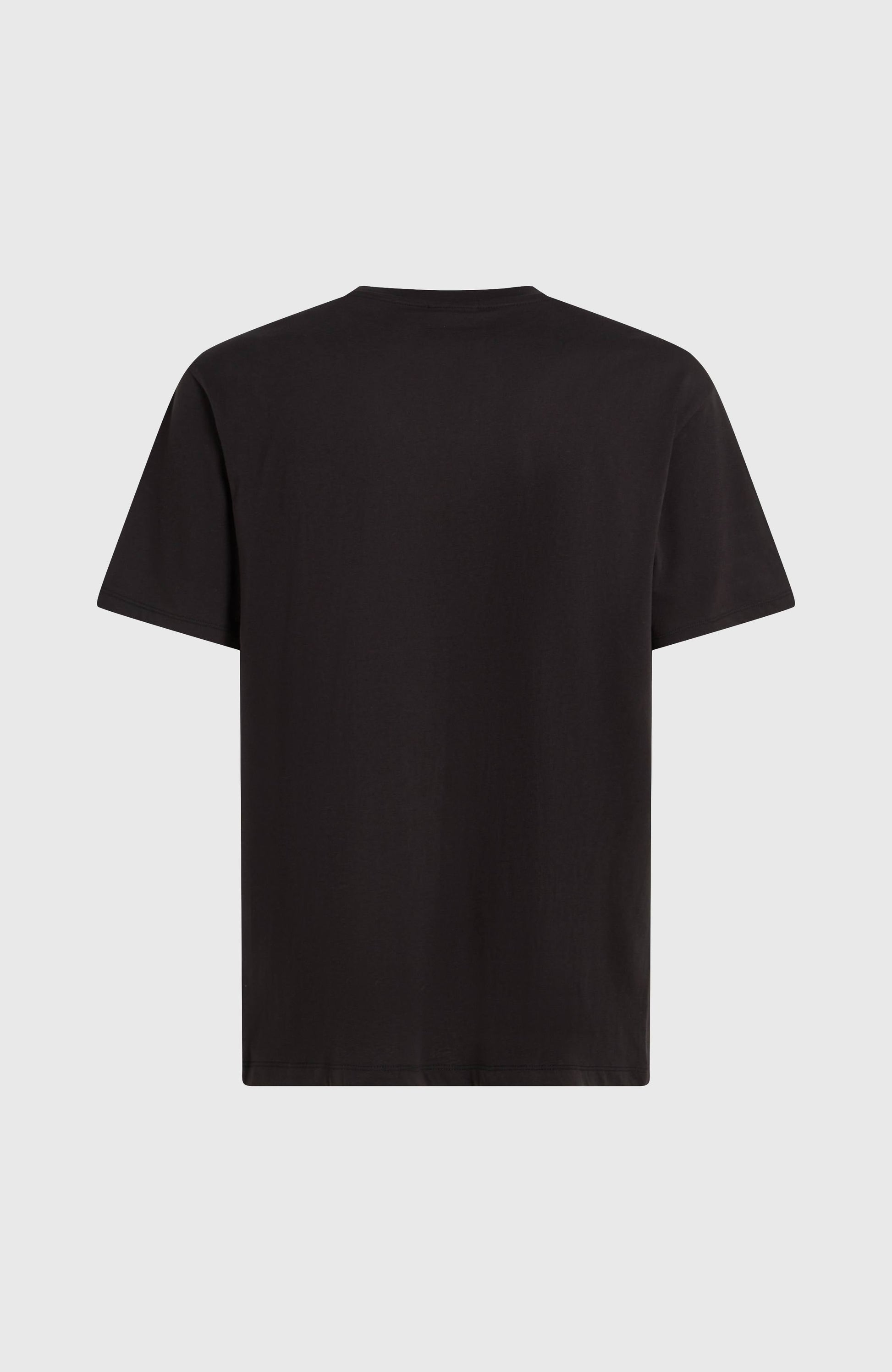 Photo Front Print T-Shirt Men Black Out