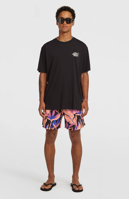 O’Neill Retro Back Print T-Shirt Men Black Out