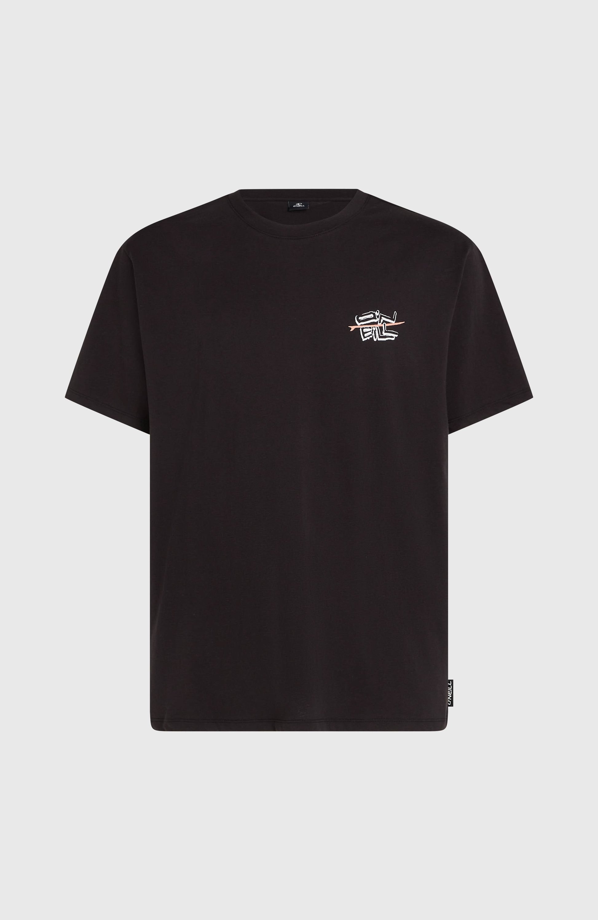 O’Neill Retro Back Print T-Shirt Men Black Out