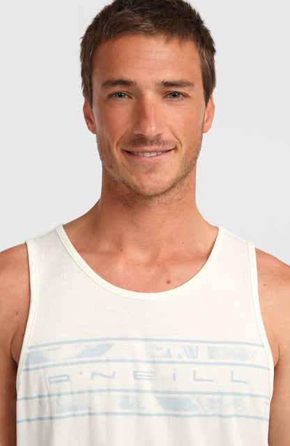 O’Neill Graphic Tank Top Men Snow White