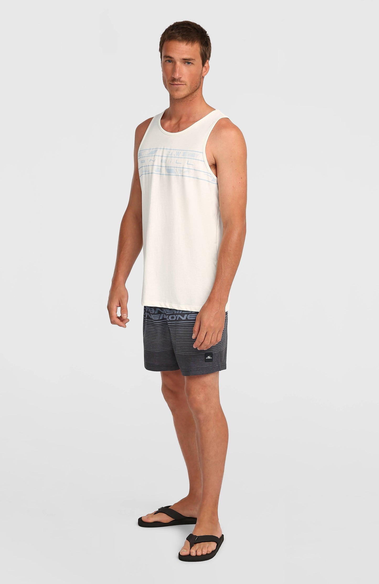 O’Neill Graphic Tank Top Men Snow White