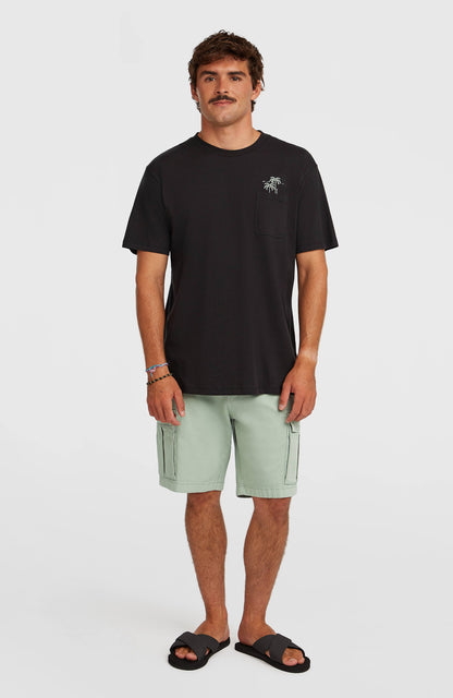 Chest Pocket T-Shirt Men Black Out