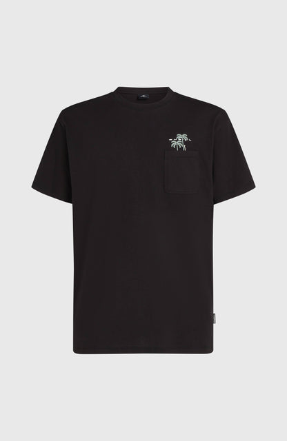 Chest Pocket T-Shirt Men Black Out