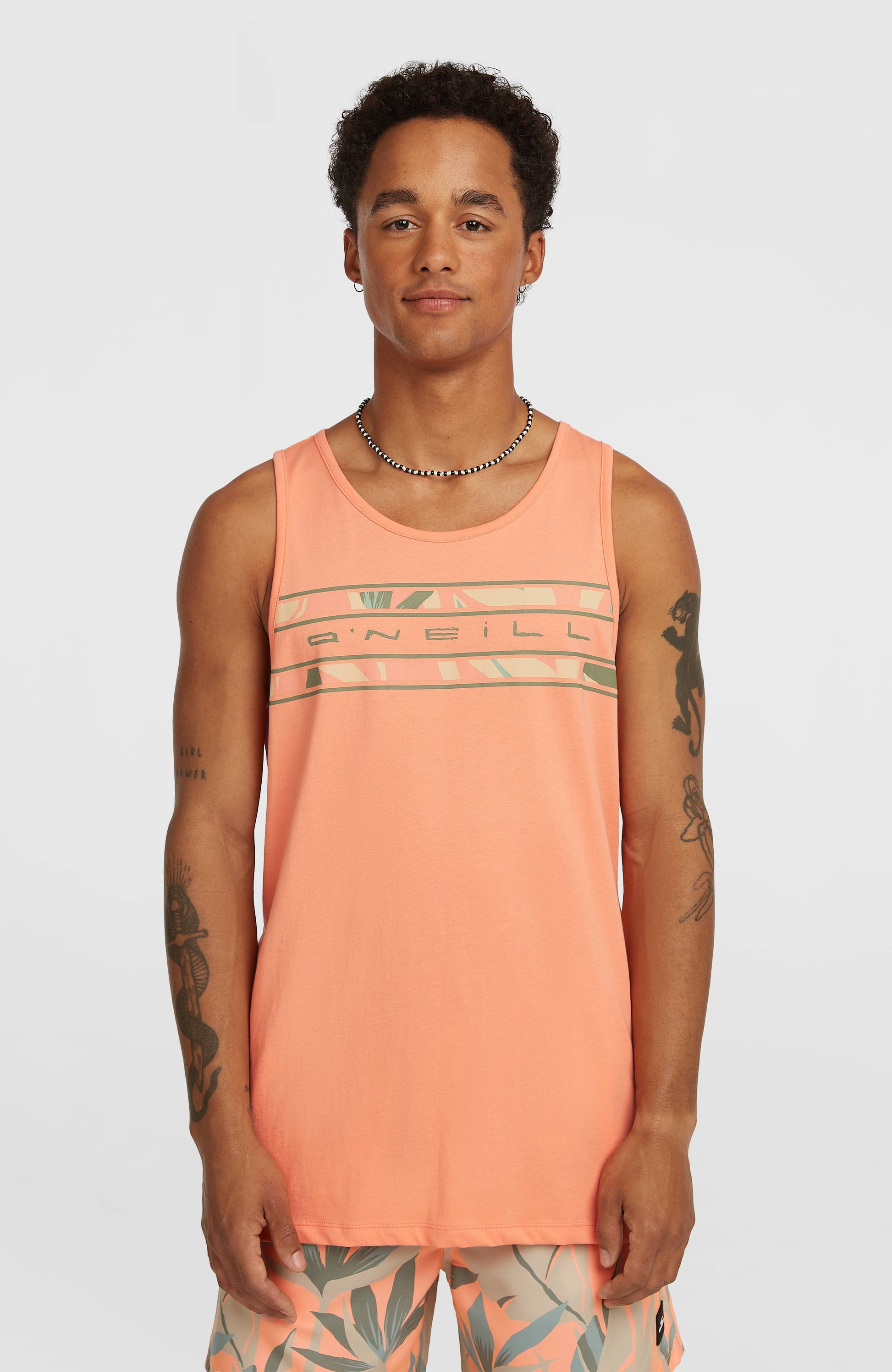 O’Neill Graphic Tank Top Men Funky Peach