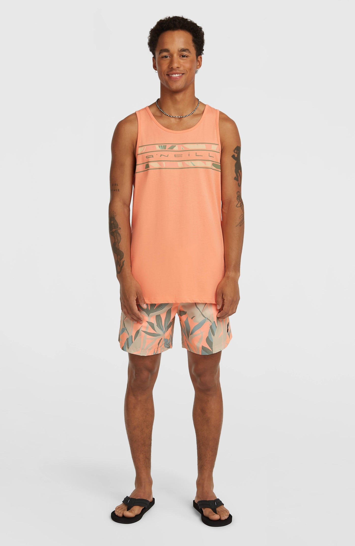 O’Neill Graphic Tank Top Men Funky Peach