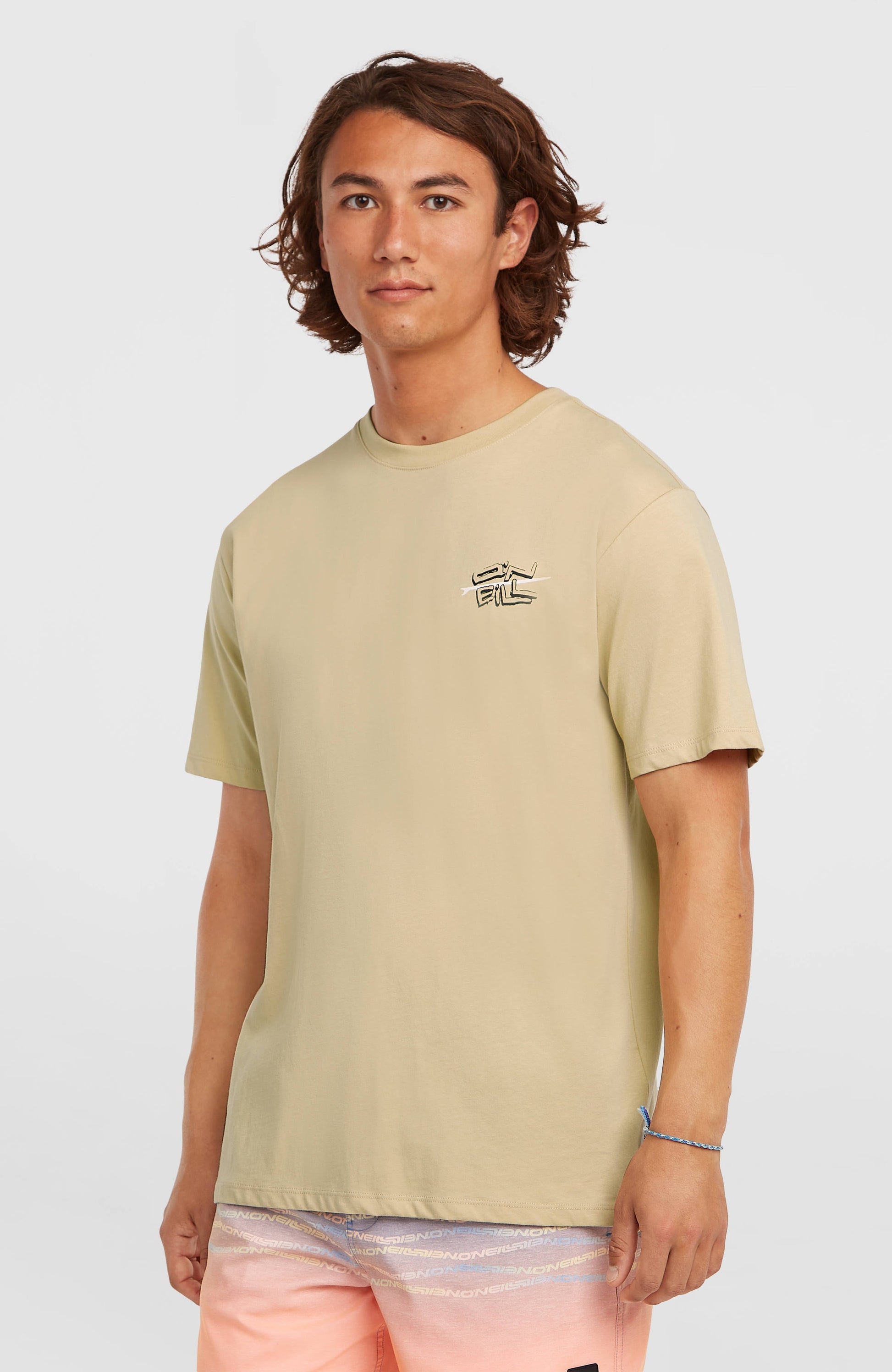 O’Neill Retro Back Print T-Shirt Men Cocoa Sand
