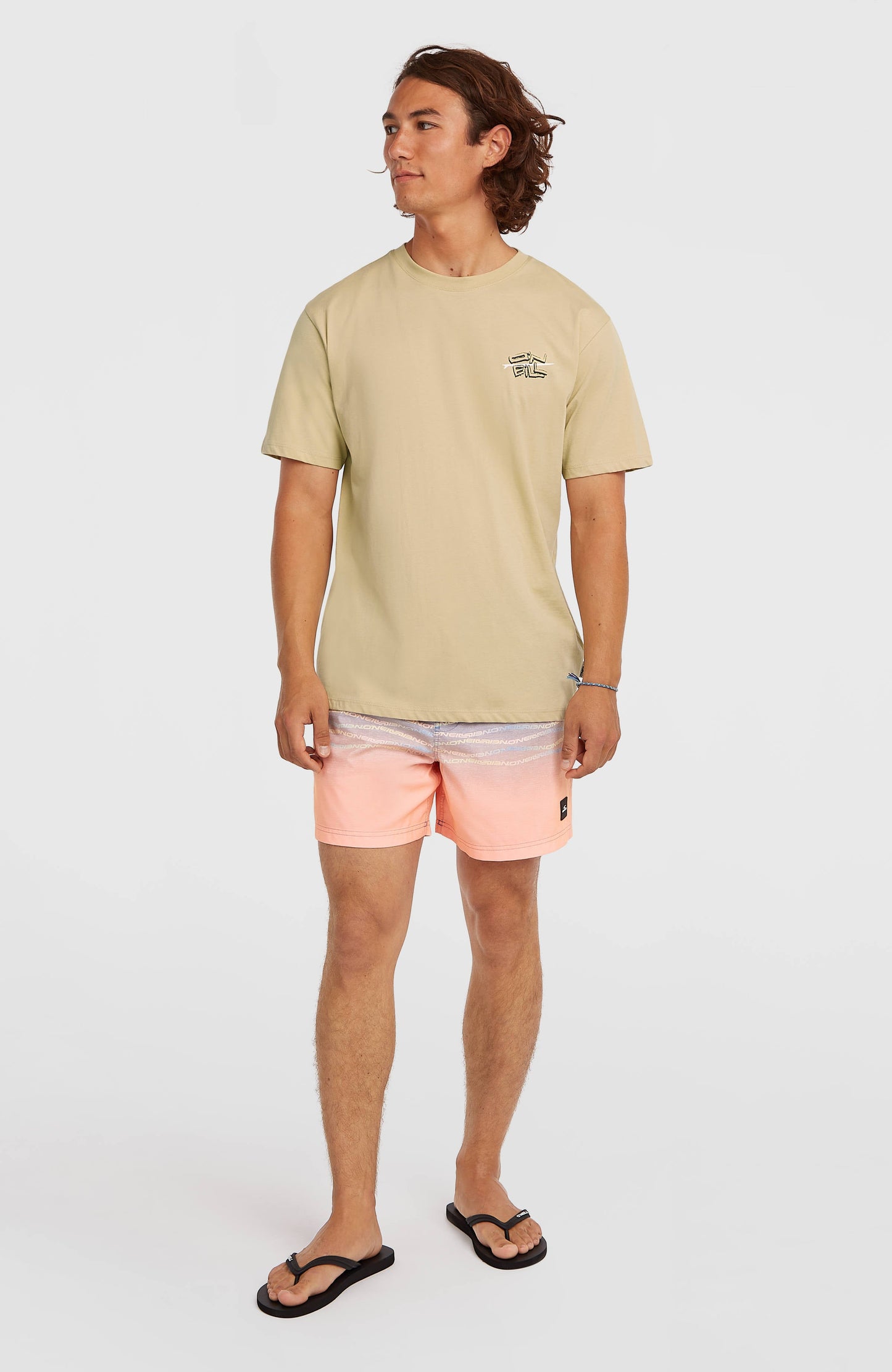 O’Neill Retro Back Print T-Shirt Men Cocoa Sand