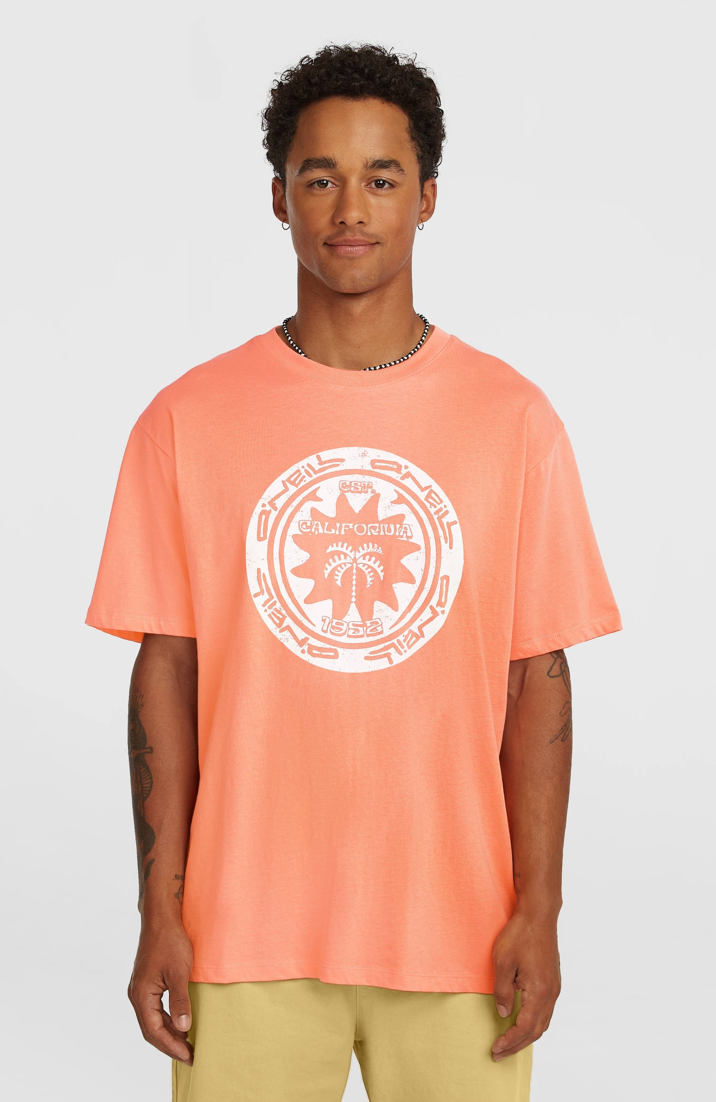 O'Neill Must-Have Graphic T-Shirt Men Funky Peach