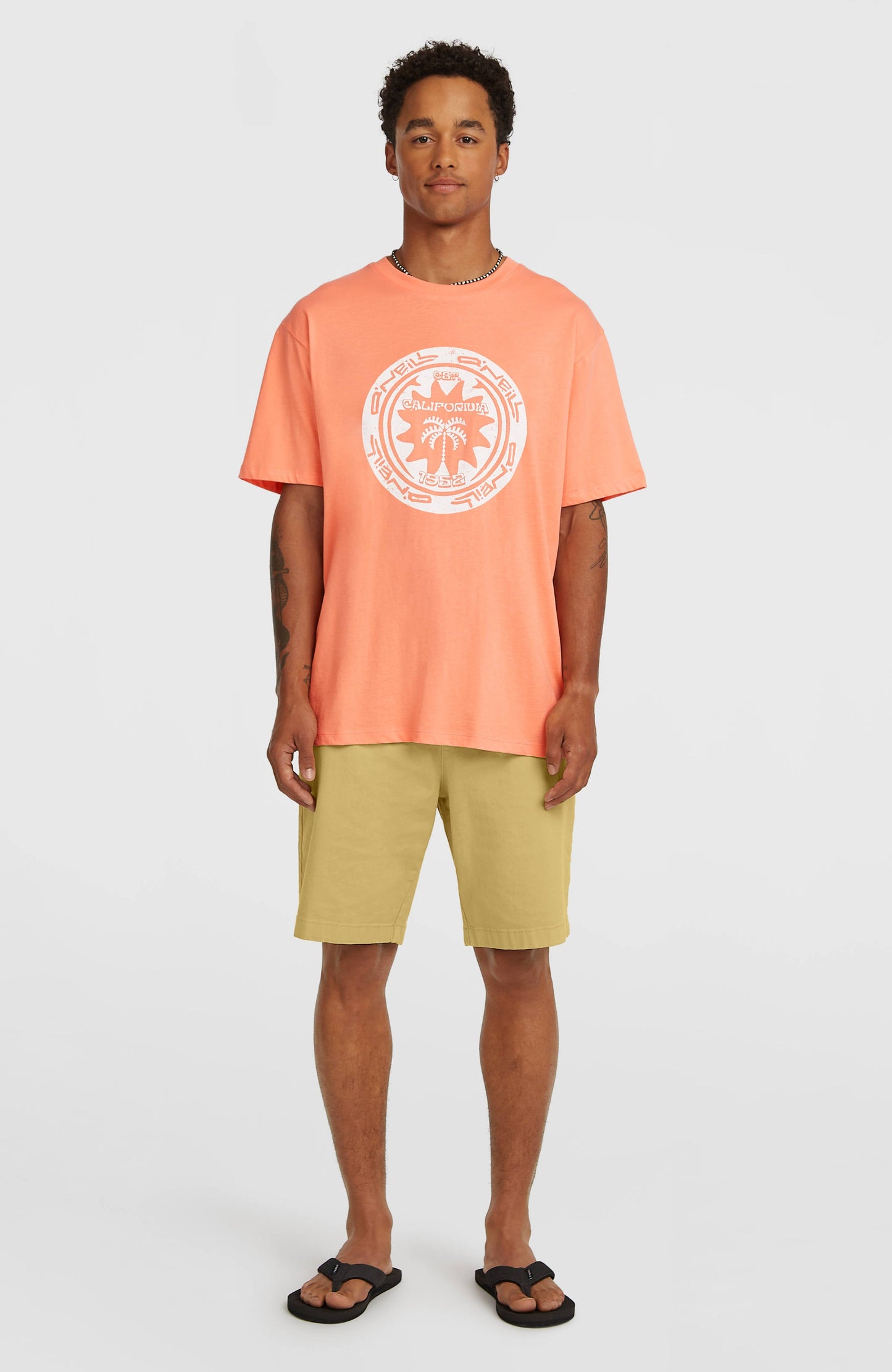 O'Neill Must-Have Graphic T-Shirt Men Funky Peach