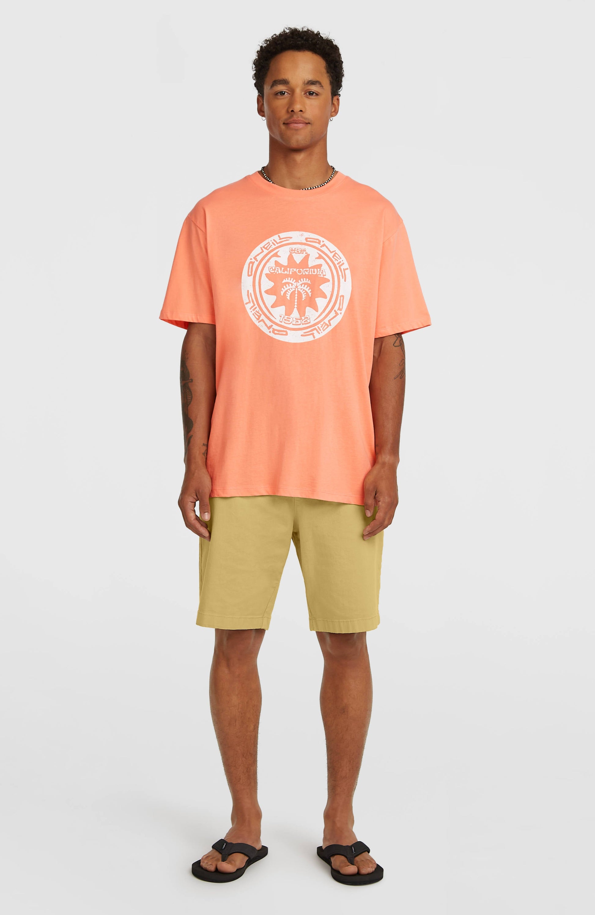 O'Neill Must-Have Graphic T-Shirt Men Funky Peach