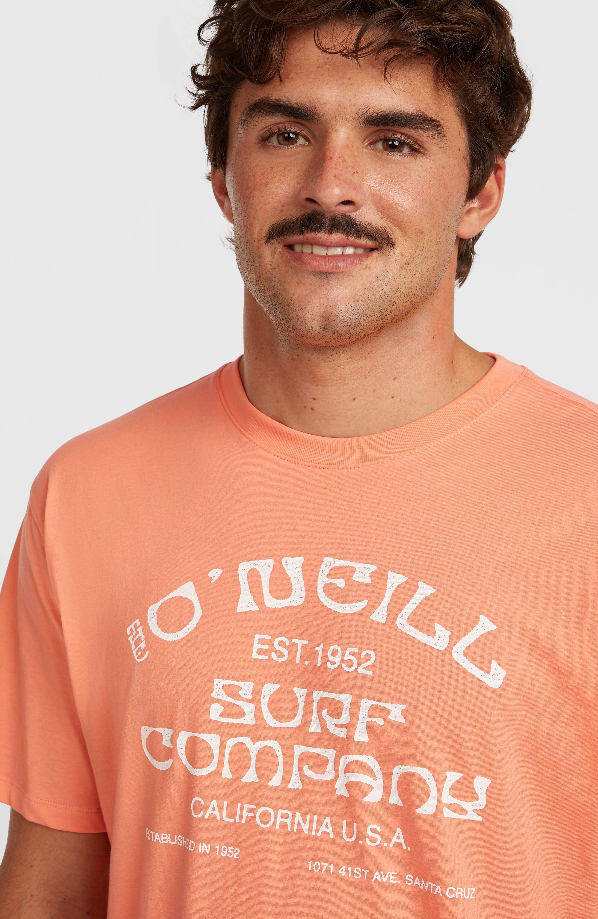 O'Neill Muir T-shirt Men Funky Peach