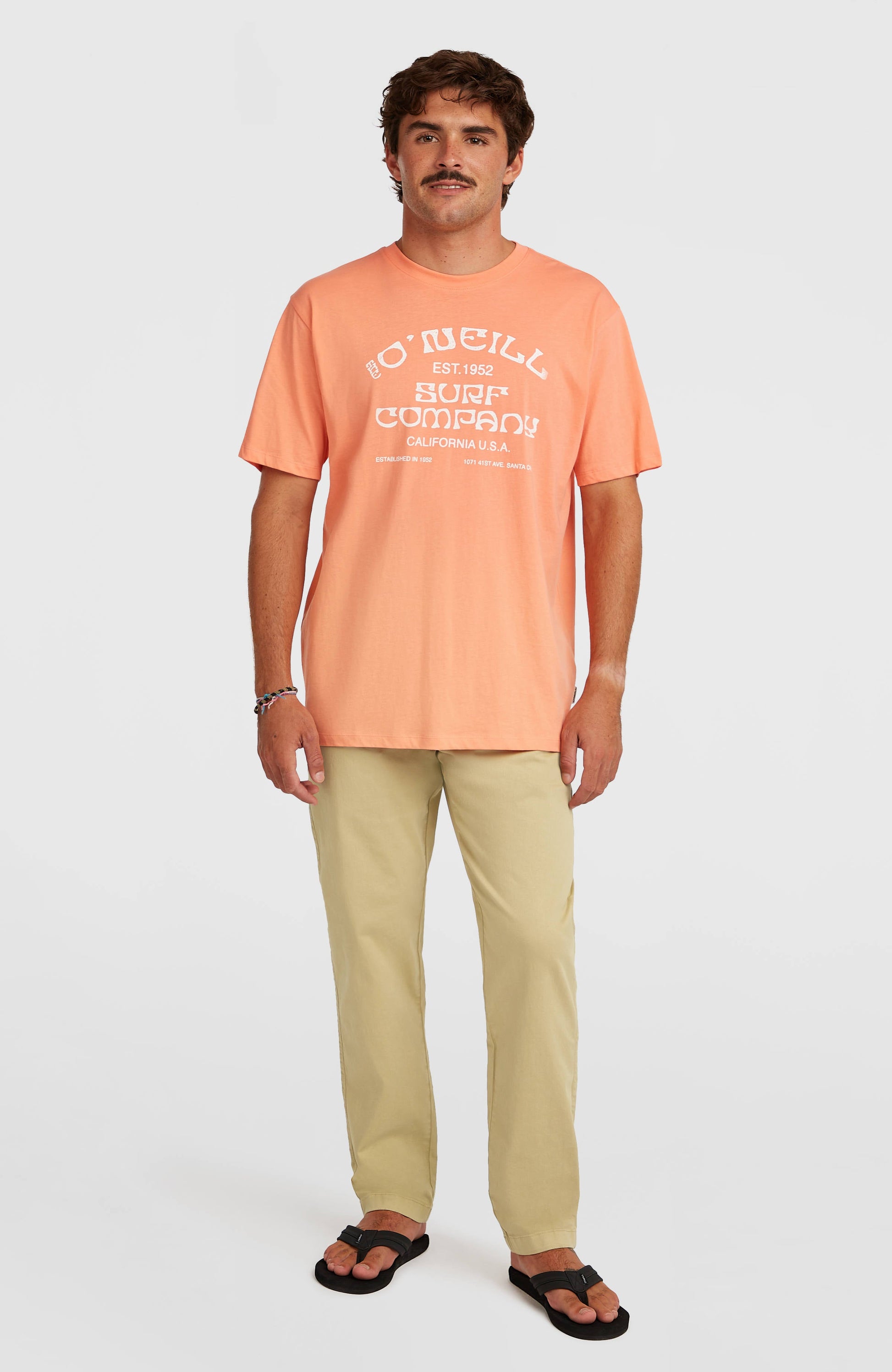 O'Neill Muir T-shirt Men Funky Peach