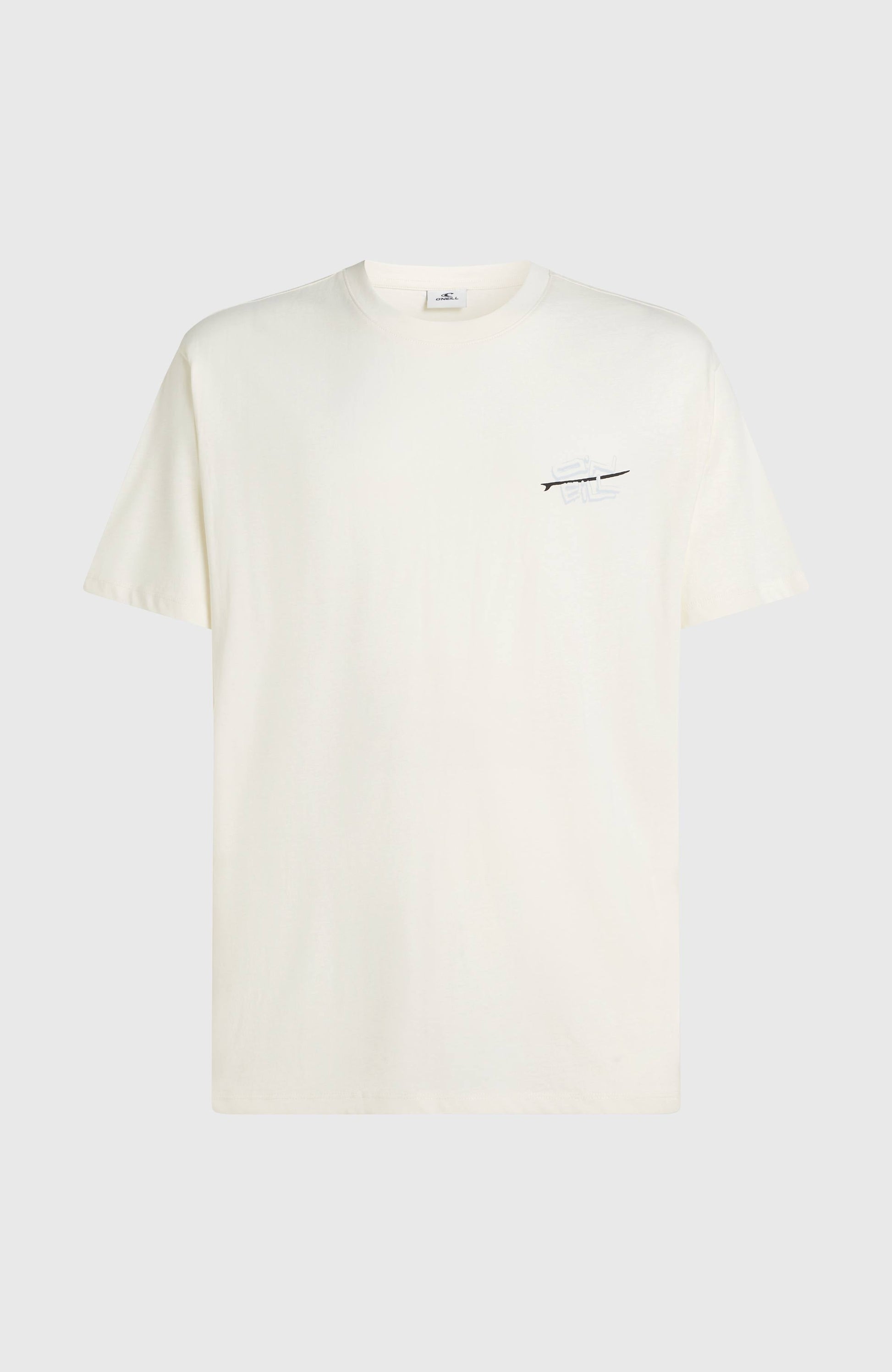 O’Neill Retro Back Print T-Shirt Men Snow White