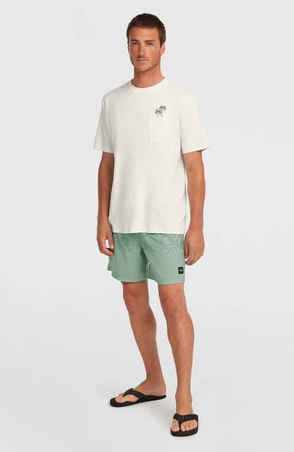 Chest Pocket T-Shirt Men Snow White