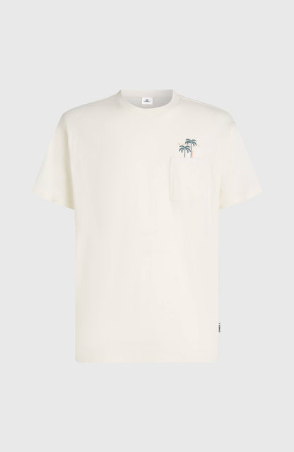Chest Pocket T-Shirt Men Snow White