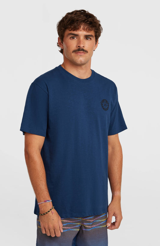 O’Neill Slub Back Print T-Shirt Men English Evening
