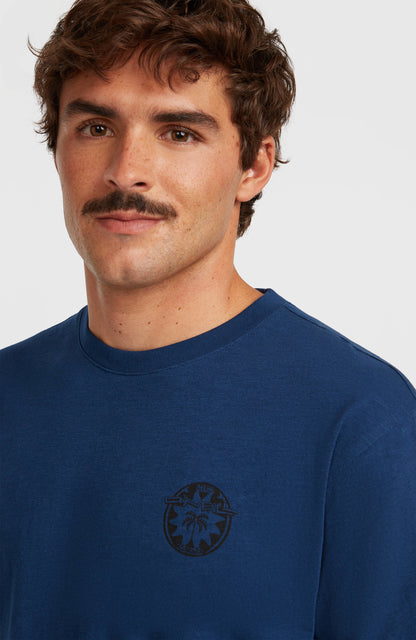 O’Neill Slub Back Print T-Shirt Men English Evening