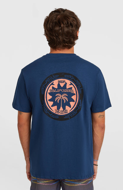 O’Neill Slub Back Print T-Shirt Men English Evening