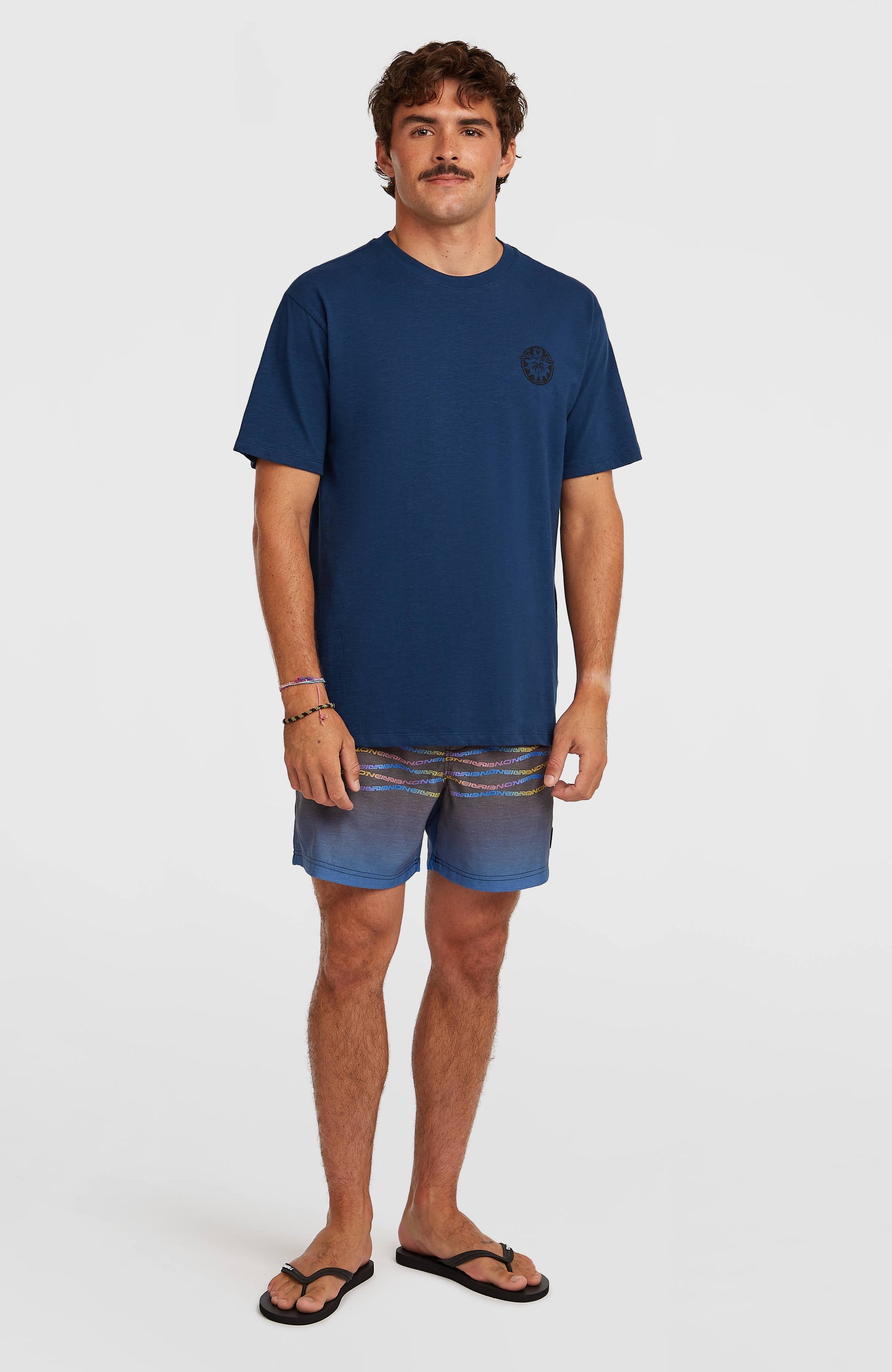O’Neill Slub Back Print T-Shirt Men English Evening