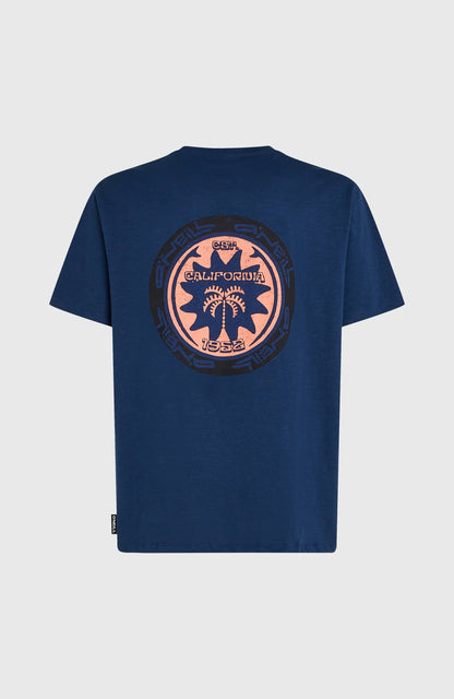 O’Neill Slub Back Print T-Shirt Men English Evening