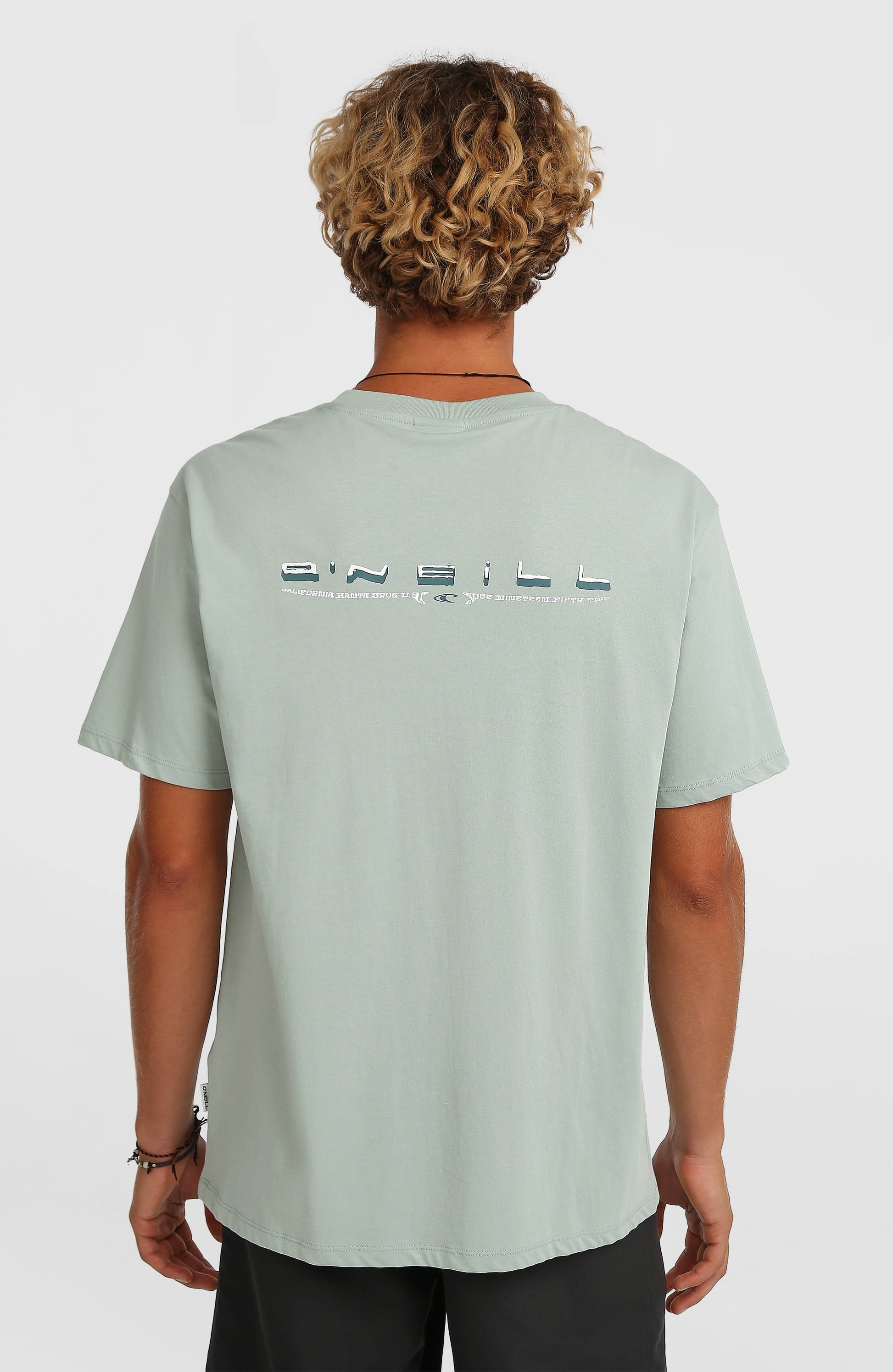 O’Neill Retro Back Print T-Shirt Men Marble Arch