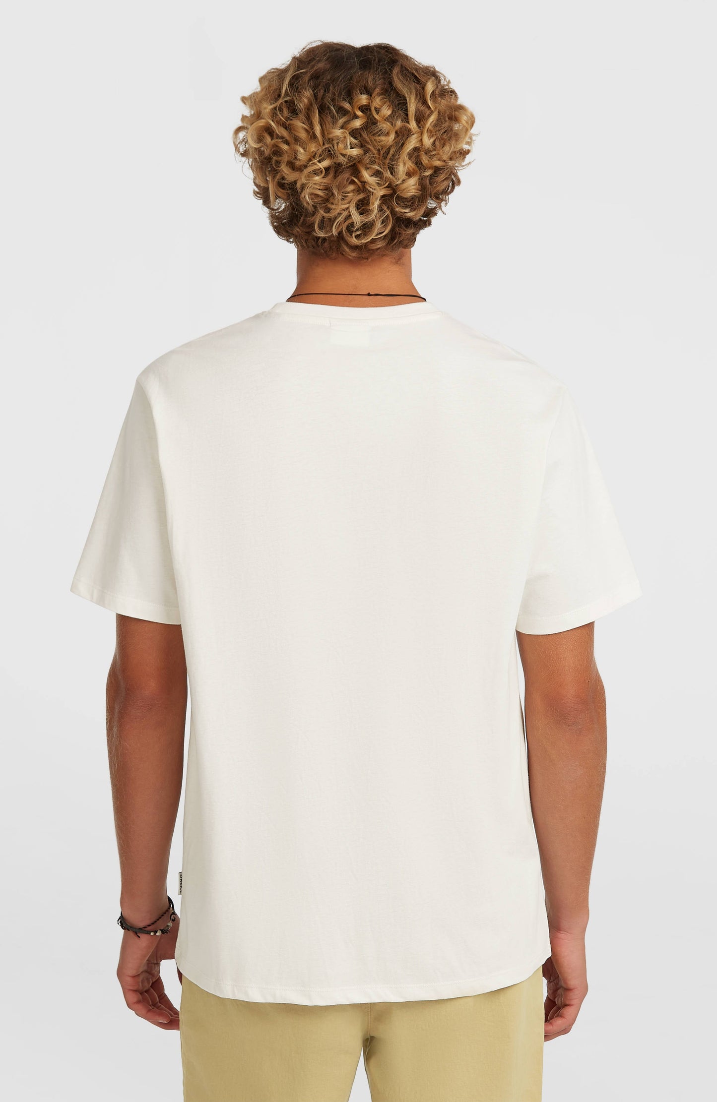 O’Neill Melange Front Print T-Shirt Men Snow White