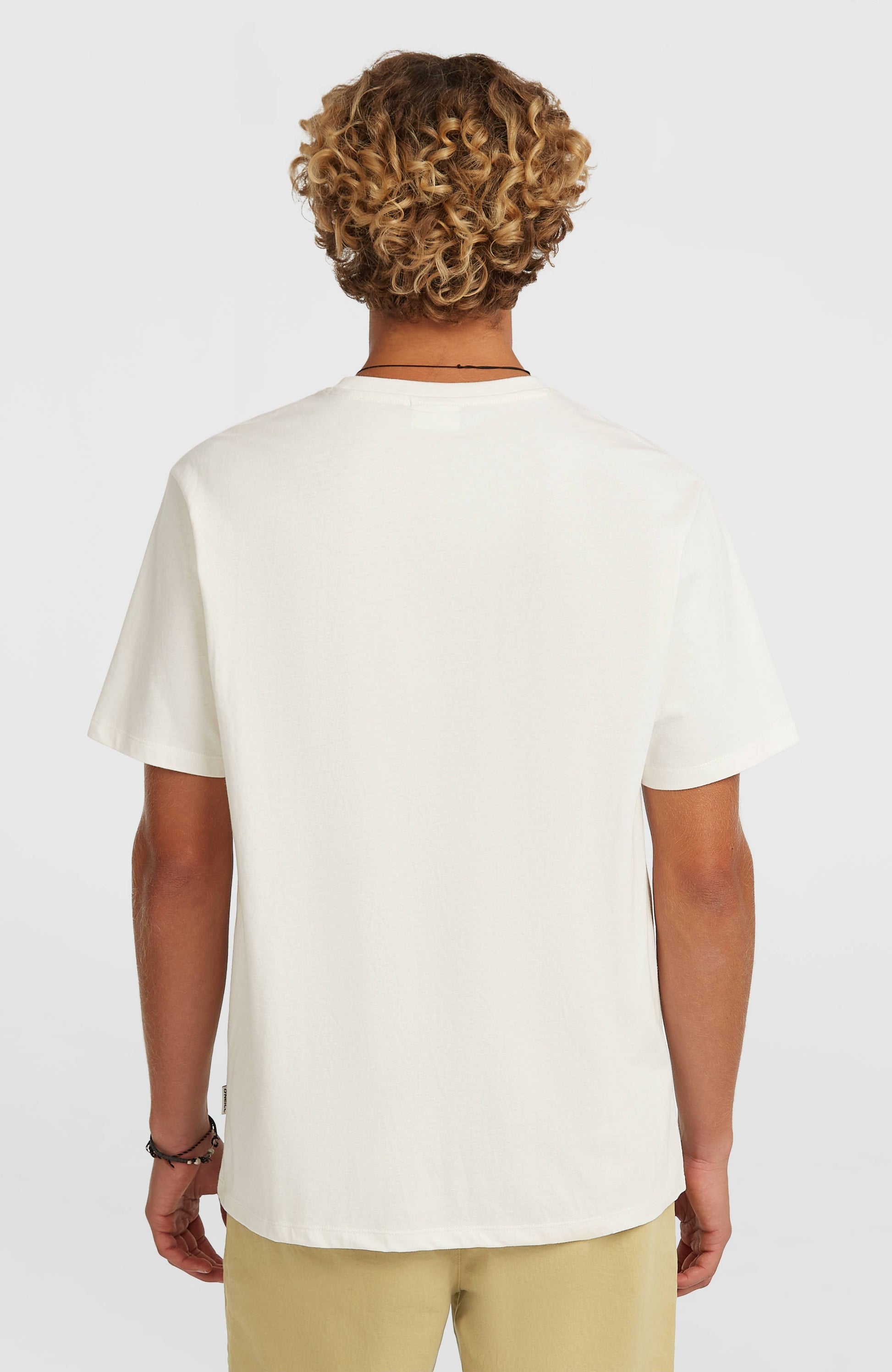 O’Neill Melange Front Print T-Shirt Men Snow White