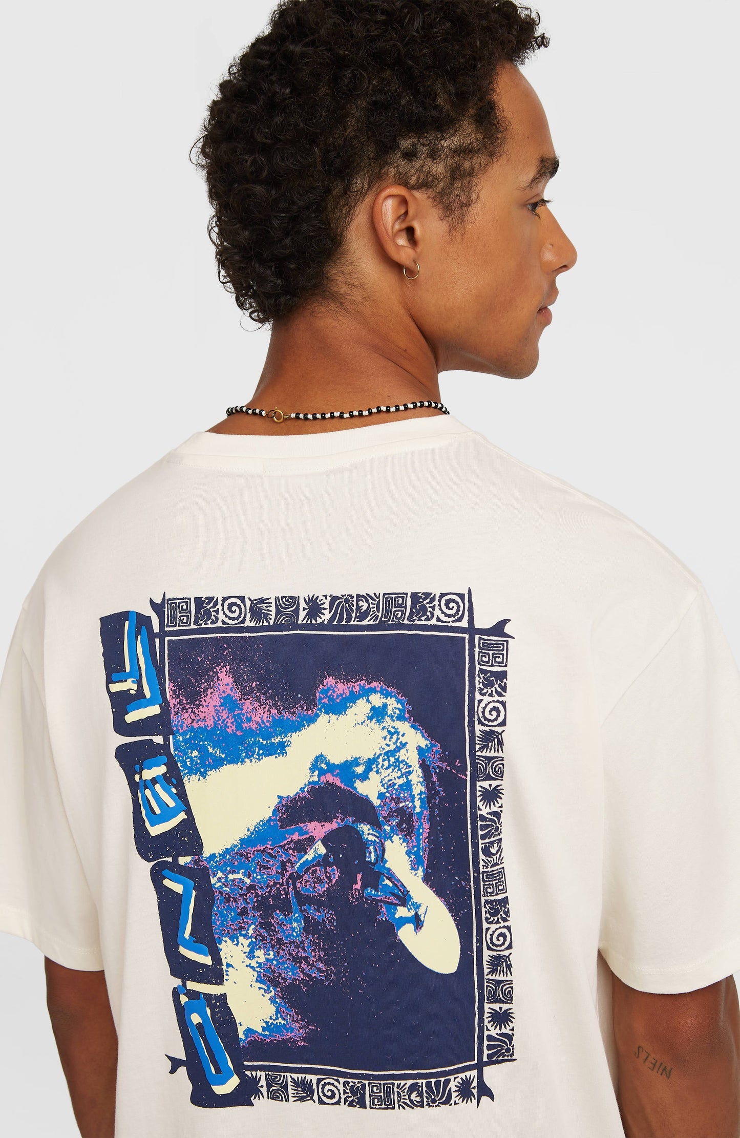 O'Neill Photo Back Print T-shirt Men Snow White